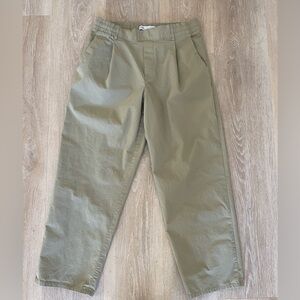 Zara Men’s Elastic Waist Tapered Chino Pants –Drawstring – Size L